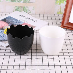 E07453 MINI Pot de fleurs en plastique bonsaï Pot de composition de fleurs pour la maison - Product Image 3