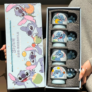 Mug en céramique <span class=keywords><strong>Disney</strong></span> avec poignée, dessin animé et boîte cadeau, tasse à café et à lait pour cadeau et bureau - Product Image 5