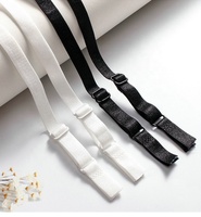 Sangles de soutien-gorge élastiques blanches et noires en gros, écologiques, haute ténacité, fabriquées en polyester/nylon durable