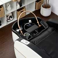 Fauteuil de lavage moderne pour salon de coiffure avec thérapie aquatique, massage thaïlandais électrique intelligent et automatique, et lit de spa capillaire coréen
