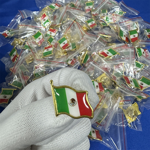 Продажа сувениров зеленого белого и красного цветов для мужчин и женщин, значок с флагом страны в мексиканском стиле, индивидуальная упаковка - Product Image 6