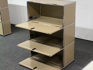 Mueble Modular Minimalista Industrial de Acero Inoxidable, Sistema de Almacenamiento Ecológico que Ahorra Espacio, <span class=keywords><strong>Muebles</strong></span> para el Hogar - Product Image 2