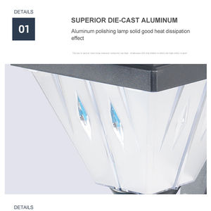 Applique murale solaire Led, imperméable conforme à la norme Ip65, éclairage d'extérieur, applique murale, idéal pour un jardin, 2 unités - Product Image 5