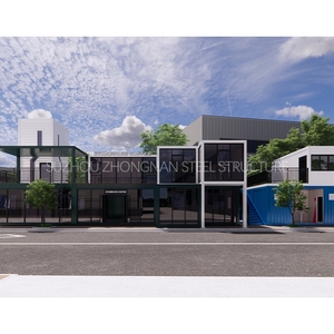 Casa prefabbricata di lusso del contenitore modulare di trasporto prefabbricato su misura grande su misura con due tre bagni europei - Product Image 6