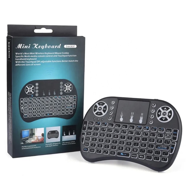 2.4G Wireless Keyboard I8 Air Mouse Remote for Android TV Box Smart Projector Remote Control Keyboard With Backlight