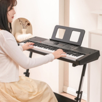 BD MUSIC BD-683 61 Keys LED Electronic Digital Piano Keyboard Instrument Portable Electric Organ