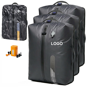IP67 Waterproof Vacuum Compression Travel Bags with Pump 18L Reusable Space Saver Packing Cubes for <b>Suitcase</b> Backpack Luggage - Product Image 1