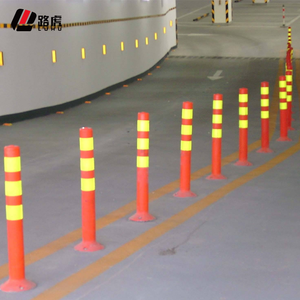 柔軟な交通ポストオタク屋外交通道路安全警告EVA750mmフォーム警告ポスト - Product Image 5