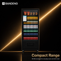 Distributeur automatique de snacks et de boissons BANDENG 6610SS 10T, conçu pour les méthodes de paiement fournies par le client, pour la commercialisation de produits variés