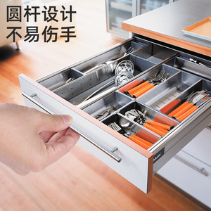 Poignées solides en acier inoxydable 304, design moderne et minimaliste pour armoires de cuisine, placards et portes, accessoires de meubles - Product Image 1