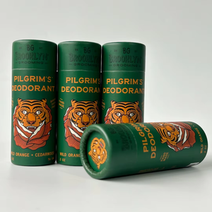 Tube de baume à lèvres biodégradable et conteneur de cylindre de déodorant Tube de papier push up en carton 5/10g - Product Image 3