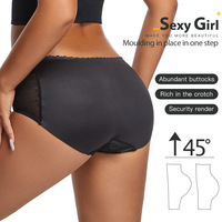 Culotte gainante intégrée avec coussinet de fessier pour un effet push-up, pour femmes grandes tailles, effet fessier galbant, contrôle du ventre, amincissante