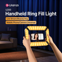 Lampe vidéo LED bicolore Ulanzi U200, lumière de studio portable pour la photographie, le streaming en direct et la prise de vue