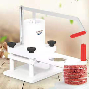 Presse à hamburgers manuelle pour petites entreprises à domicile, machine pour faire des galettes de viande pour hamburgers - Product Image 1