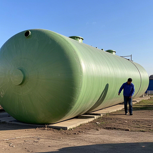 Cuve de stockage d'eau souterraine en plastique fibre de verre personnalisée Cuve ronde de traitement et de stockage d'eau souterraine - Product Image 6