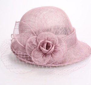 Nuevo Sombrero de Moda para Fiesta, Iglesia, o Eventos Formales para Mujer, Modelo KT-1622, Liso, Teñido, con Bordado 3D, Ideal para Pesca Deportiva - Product Image 5