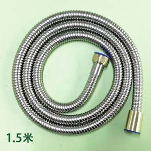 Tuyaux d'arrosage USA Mairun 96 pouces en acier inoxydable, dérouleurs de tuyaux durables et réglables, douchette à main, rallonge en laiton, modèle USA - Product Image 4