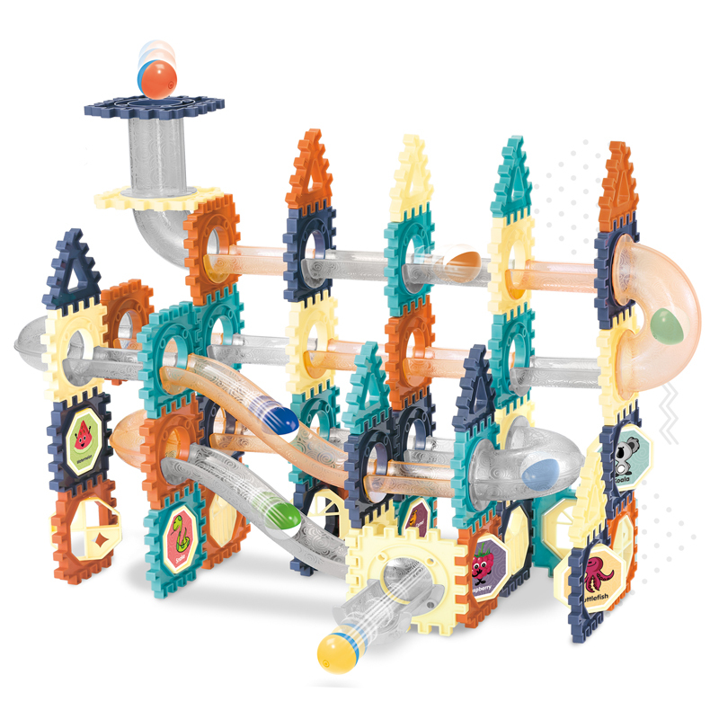 Marble Runs Educational Tiles Construction Toys