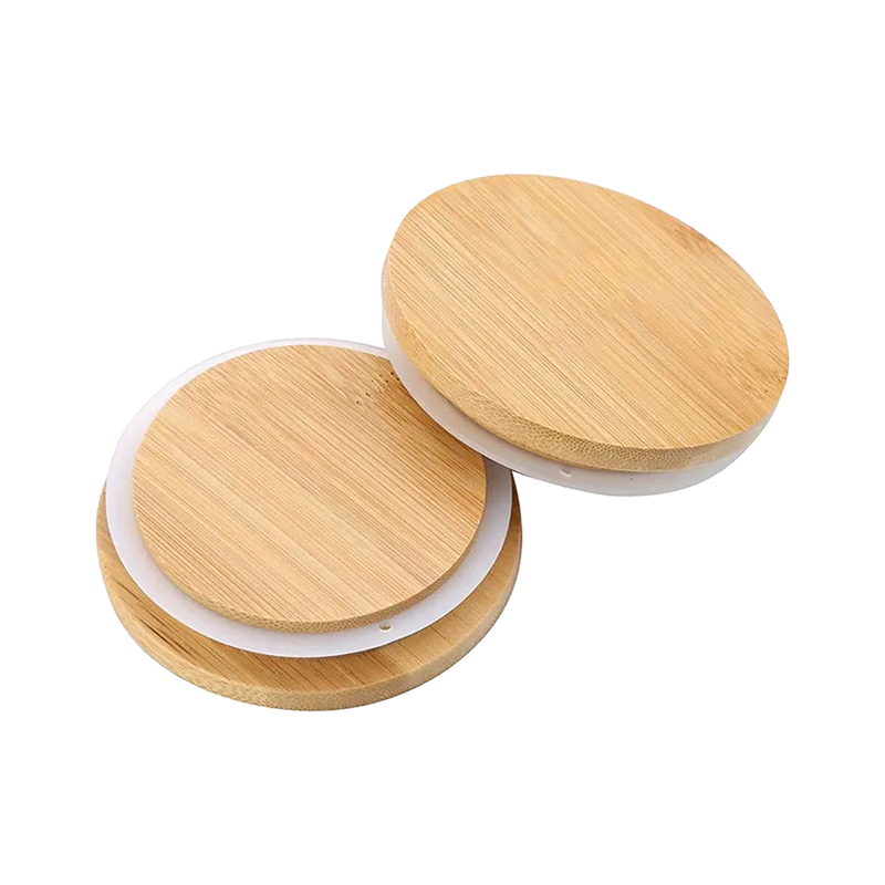 Custom Candle Bamboo Wood Lid Jar