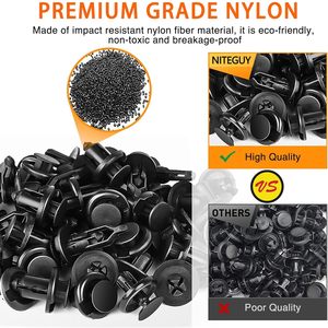 1595 pièces de clips de fixation pour voiture et kit de garniture de panneau de porte, rivets de pare-chocs en nylon pour Ford, Toyota, Chevrolet, BMW, Benz, Audi, <span class=keywords><strong>Nissan</strong></span> - Product Image 6