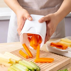 Machine manuelle en plastique pour couper les frites, coupe-pommes de terre, coupe-frites - Product Image 3