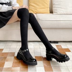 Scarpe Mary Jane da Donna Stile Preppy 2022, Taglie 31-43, Design Retrò e Chic con Tacco Grosso - Product Image 5