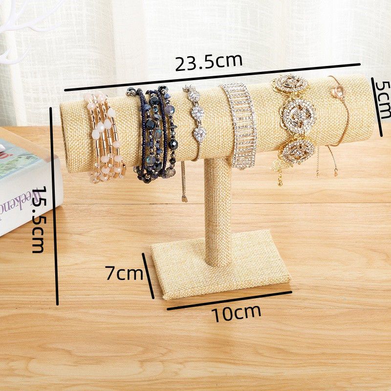 Linen Single Row Bracelet Display Rack