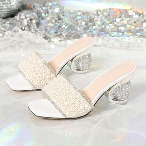 Zapatos de Mujer - Scarpins de Diseño, Sandalias con Punta Cuadrada Abierta, Tacones Sexys para Mujer - Product Image 5