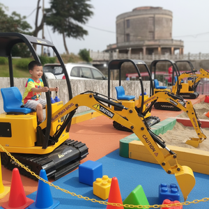 L'excavatrice d'amusement pour enfants WZD-4 convient aux produits de parcs d'attractions. - Product Image 2