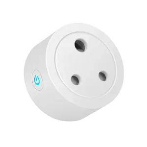 16A Smart Home Plug Wifi-Buchse Tuya APP Alexa Google Sprach steuerung Energie monitor Drahtloser Smart Plug Indien