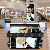 Máquina de impresión Digital a Color CMYK, 1,6 m, 64 pulgadas, para pancarta flexible, pegatina de vinilo, malla, barata