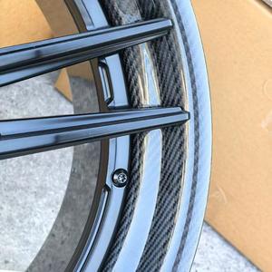 Jantes en fibre de carbone forgées XJ 5x120 16 17 18 20 pouces jantes en alliage personnalisées pour <span class=keywords><strong>GTS</strong></span> 911 Carrera 991 GT3 M3 <span class=keywords><strong>M4</strong></span> C8 Z06 Mc20 Z06 ZR1 - Product Image 2