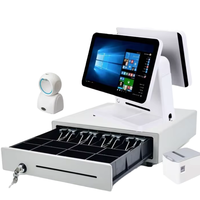 Terminal de point de vente (TPV) personnalisé 15,6 pouces Full HD 60Hz multi-OS (Linux/Windows/Android) Wi-Fi 6 NFC avec écran tactile capacitif et garantie de 3 ans