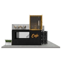 Conteneur de café pré-plié Portable de 20 pieds, conteneur de livraison, café-café