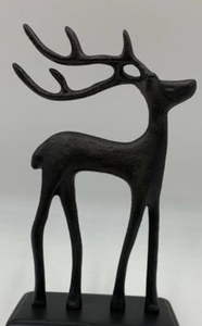 Escultura de Ciervo Metálica, Decoración Navideña Moderna, Adorno para Chimenea, Figura Decorativa Hecha a Mano - Product Image 6