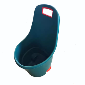 Multi-Functional Enclosed Industrial Garden Bucket <strong>Cart</strong> with Four-Wheel Plastic Trolley OEM Waste <strong>Weeds</strong> Rubbish - Product Image 4
