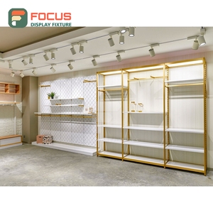 Latest Design Retail Outlet Metal Retail Shelving Concept Design Chain Clothing Store - Product Image 6