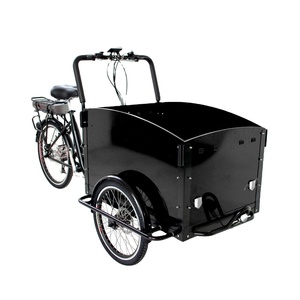 Certification CE Vélo cargo quatre <span class=keywords><strong>places</strong></span> électrique à <span class=keywords><strong>trois</strong></span> roues pour quatre personnes pour la famille - Product Image 2