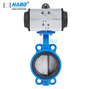 Van bướm khí nén-qt45 dễ uốn sắt thép carbon thép không gỉ <span class=keywords><strong>Wafer</strong></span> loại (DN50-DN600 PN10-PN16) cho không khí - Product Image 4