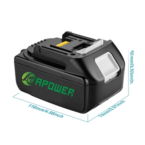 Pin thay thế Mak 18V 5Ah 6.0Ah BL1860B BL1850 BL1840 BL1830, bộ pin Lithium Ion cho dụng cụ điện - Product Image 2