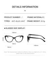 Lunettes photochromiques anti-radiation pour femmes, lunettes de vue anti-lumière bleue œil de chat, montures rétro, protection des yeux pour ordinateur