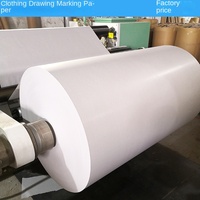 Papier de découpe en gros pour patrons de vêtements, impression de vêtements, dessin CAO, rouleau de 45 g/m², modèle de papier pour marquage informatique