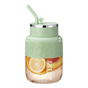 عصارة فواكه كهربائية لاسلكية محمولة بسعة 800 مل مع 10 شفرات من الفولاذ المقاوم للصدأ للاستخدام المنزلي والسيارة والخارج، صانعة عصائر - Product Image 3