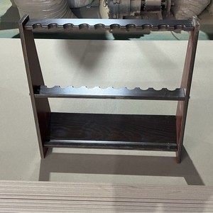 Estante vertical de madera MDF de 60x28.5x57 cm para almacenamiento de palos de billar y snooker - Product Image 2