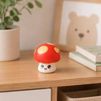 Jouet sensoriel anti-stress en mousse PU souple personnalisé en forme de champignon, à remontée lente, pour enfants, 5x5x5cm JK