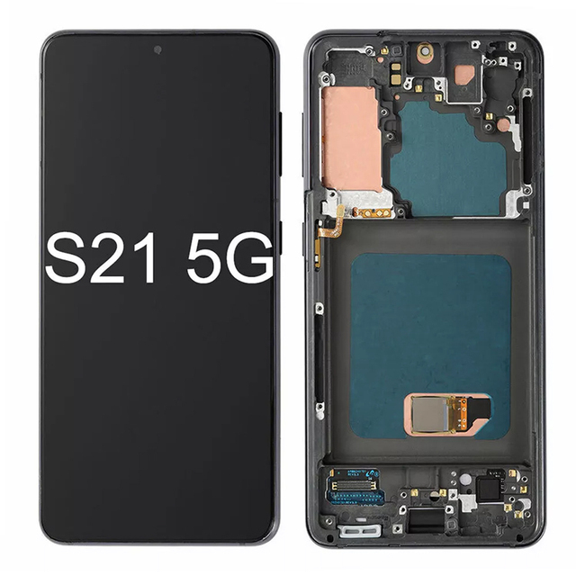 Pantalla Panel With Frame Display Ecran Lcd Para for Samsung S21 5G Screen Replacement S21 Display Incell Lcd No Fingerprint