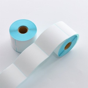 맞춤형 58mmx40mm 합성 이중층 종이 자가 점착 방수 산업용 냉동 식품용 무지 감열 라벨 - Product Image 5