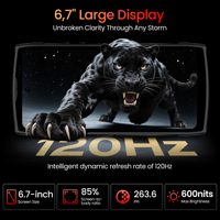 Teléfono Resistente de Alta Gama LAGENIO Panther2, Octa Core, Pantalla de 120Hz, Batería de 5150mAh, IP68/IP69k, MIL-STD-810H, 4G GSM, Doble SIM
