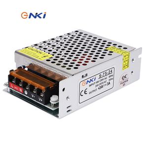 Adaptador de Corriente de Alta Eficiencia <span class=keywords><strong>Enki</strong></span> de 24V 3A 75W de Salida Única para Uso Industrial y Doméstico con Certificaciones CE/FCC/ROHS - Product Image 1