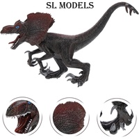 Figuras de Dinosaurio Dilophosaurus de PVC Ecológico de SL Models - Tema Animal, Unisex, Todas las Edades, Empaque en Bolsa de PE, En Stock